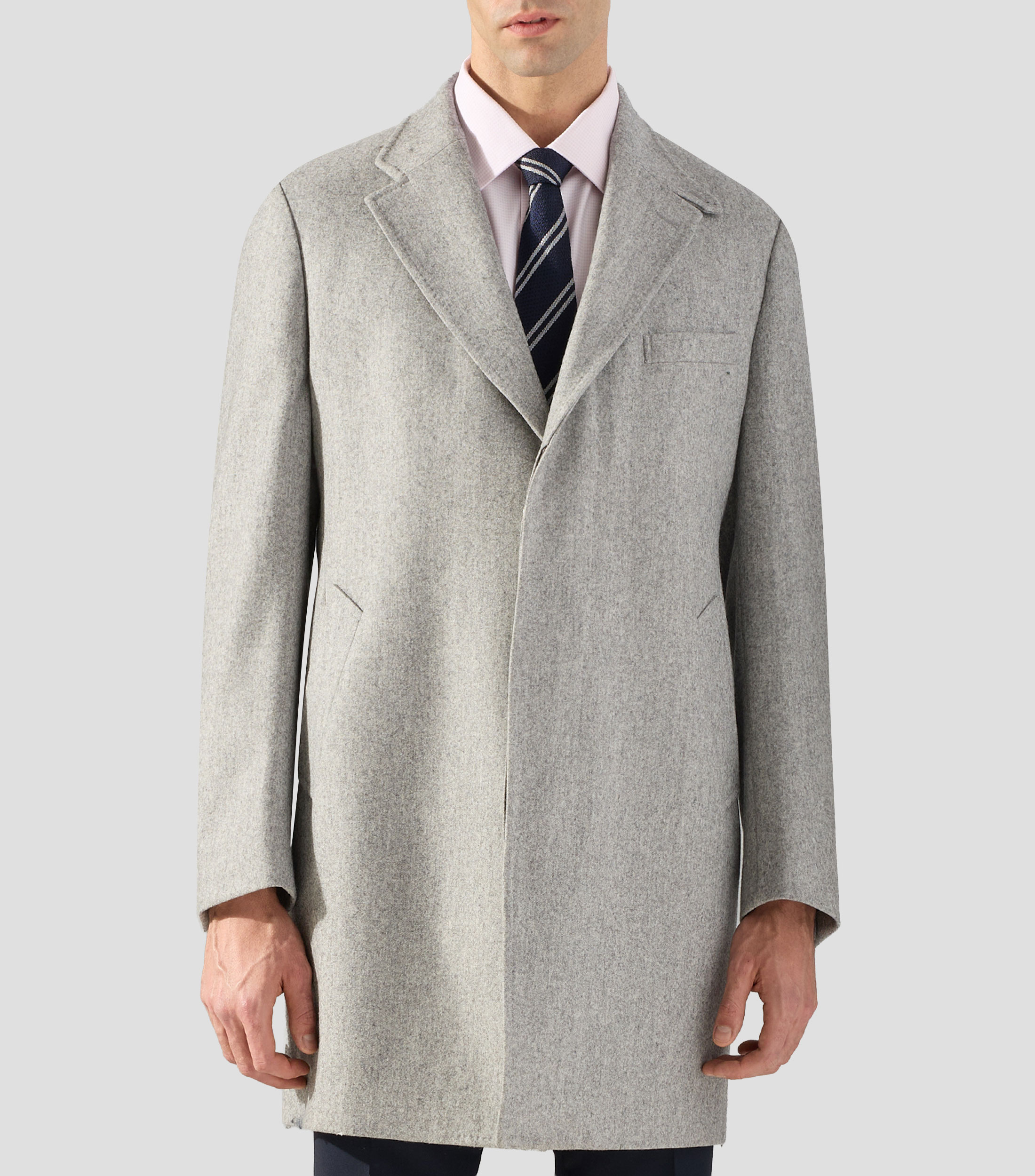 Abrigo largo con botones Hombre